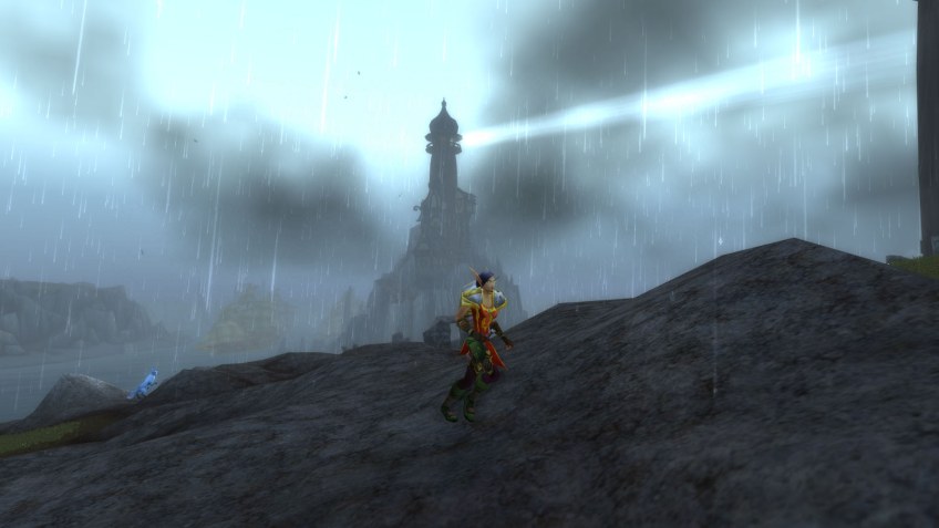 My low level Blood Elf paladin in World of Warcraft