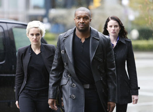 Kiera and Liber8 united against Alec Sadler in the third season finale of "Continuum"