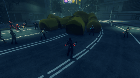 My main stands over the corpse of Samsu Nasiru in Kaidan in The Secret World