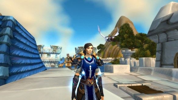 The new face I chose for my rogue after World of Warcraft's character model updates