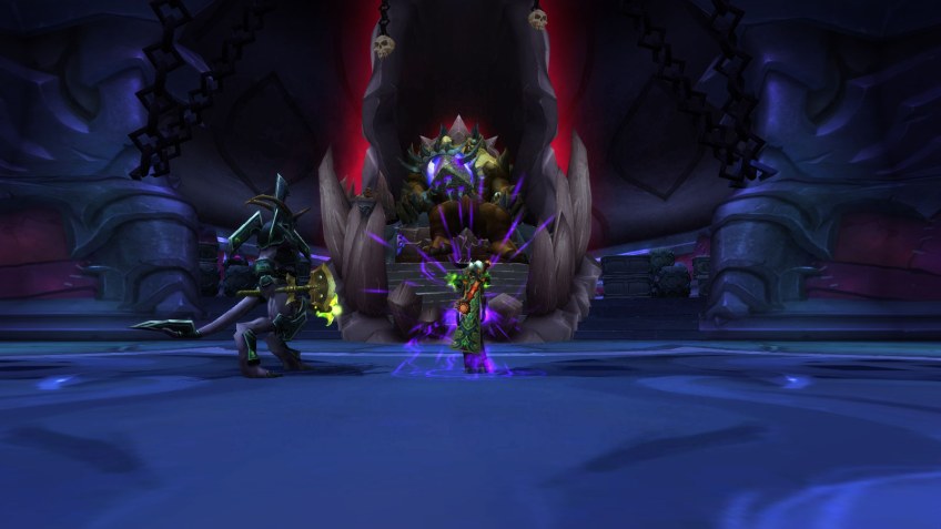 My warlock soloing Bastion of Twilight in World of Warcraft