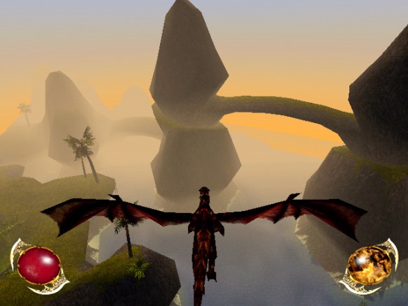 A screenshot from Drakan: Order of the Flame