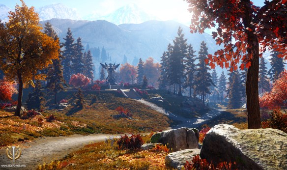 An outdoor zone in Skyforge