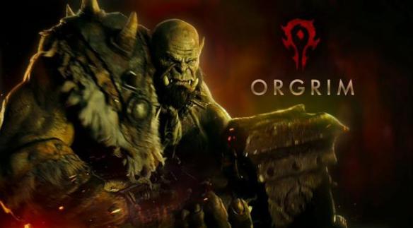 A promotional shot of Orgrim Doomhammer from the Warcraft movie