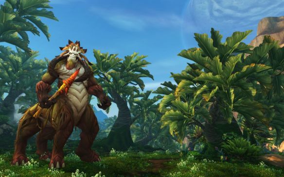 A screenshot of Gorgrond in World of Warcraft: Warlords of Draenor