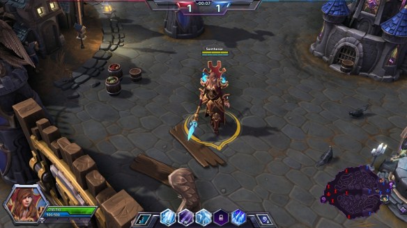 My Jaina showing off her master skin in Heroes of the Storm