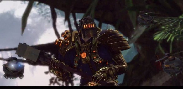 An engineer with a hammer in the Guild Wars 2: Heart of Thorns trailer