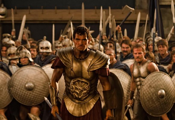 A shot of Theseus in the movie Immortals