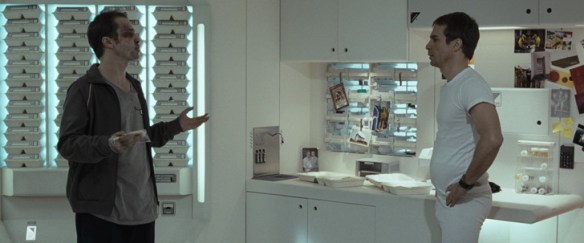 Sam Bell talking with... Sam Bell in Moon