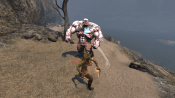 My Dragon alt battling a zombie hulk in Kingsmouth in The Secret World