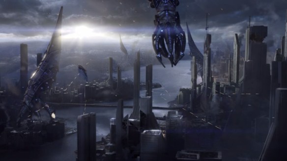The Reapers descend on Vancouver in Mass Effect 3
