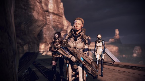 My squad looking badass on Rannoch in Mass Effect 3