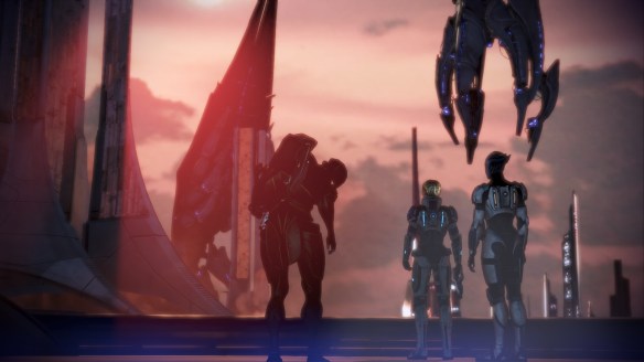 The Reapers take Thessia in Mass Effect 3