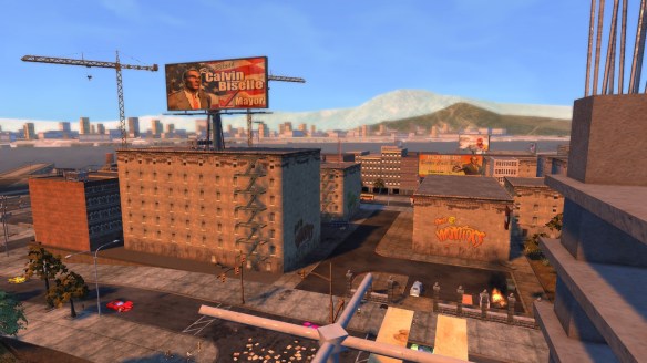 A cityscape in Champions Online