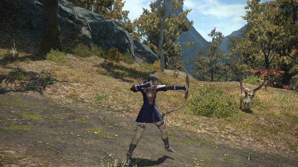 My archer in Final Fantasy XIV: A Realm Reborn