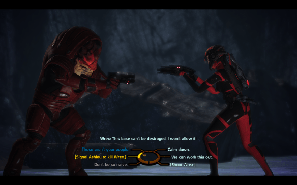 Killing Wrex in the original Mass Effect