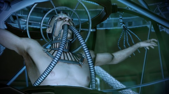 The horrific fate of David Archer in Mass Effect 2: Overlord