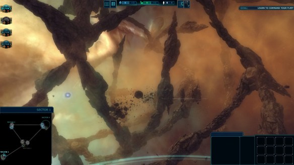 A screenshot from Ancient Space