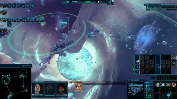 A screenshot from Ancient Space