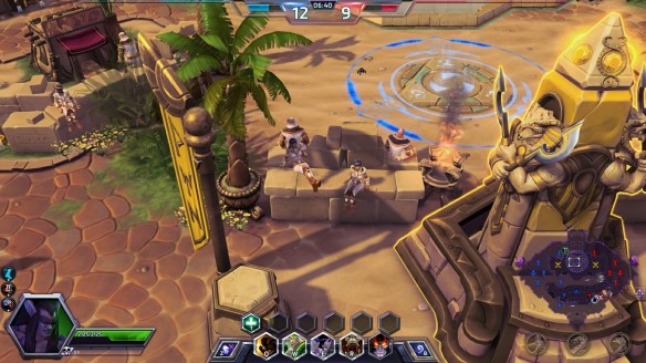 Fine details on the Sky Temple map in Heroes of the Storm