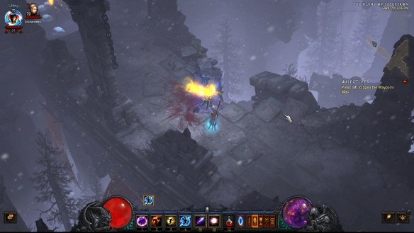 The new Ruins of Sescheron zone in Diablo III
