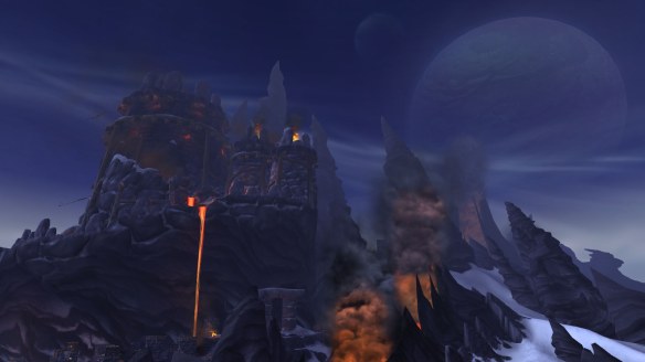 Bladespire Fortress in te Frostfire Ridge zone in World of Warcraft