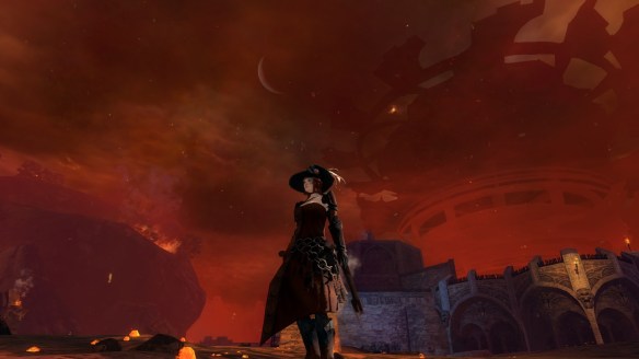 Battling Scarlet's forces in Lion's Arch in Guild Wars 2