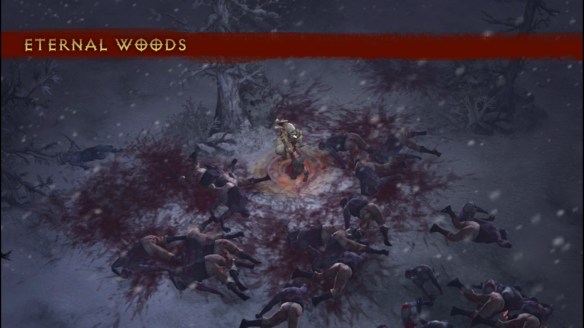 A preview image of the new Eternal Woods zone for Diablo 3