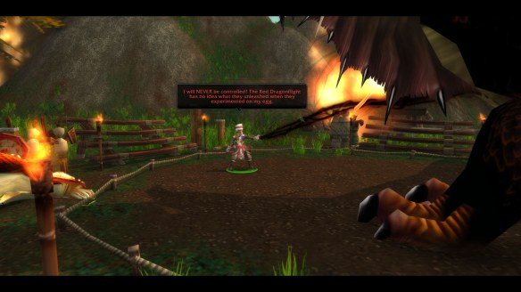 Wrathion being awesome during the conclusion of the Fangs of the Father legendary chain in World of Warcraft