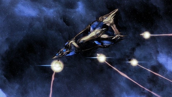 The Spear of Adun comes under attack in StarCraft II: Legacy of the Void