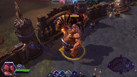 Cho'Gall horsing around in Heroes of the Storm