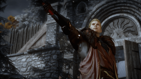 Cullen leads the Inquisition forces in Dragon Age: Inquisition