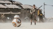 Daisy Ridley as Rey in Star Wars: The Force Awakens