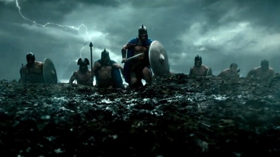 The Athenians charge in 300: Rise of an Empire