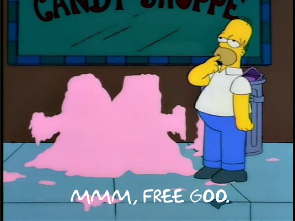 Mmm, free goo