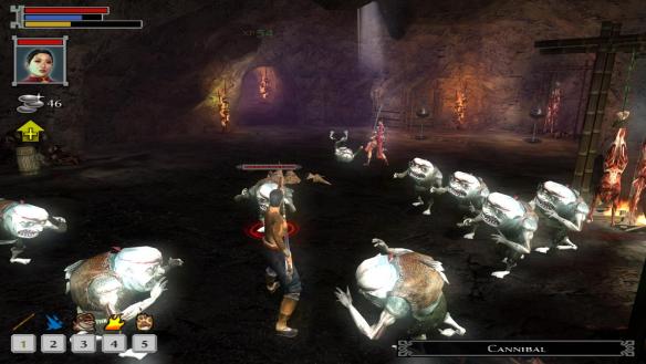 Battling cannibals in Jade Empire