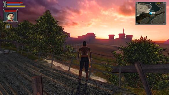 The town of Tien's Landing in Jade Empire