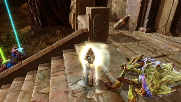 A minor bug sends my Jedi consular and Nadia Grell into a passionate embrace