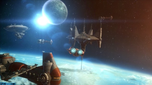 The Republic fleet in Star Wars: The Old Republic
