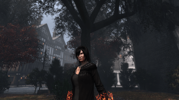 The black in the red