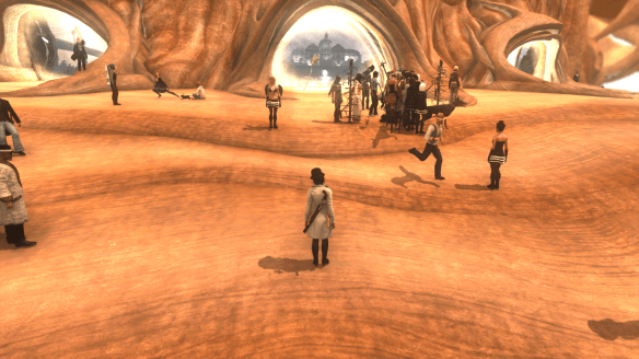 The holiday hug pile in The Secret World