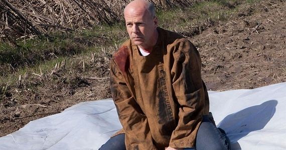 Bruce Willis as the older Joe in Looper