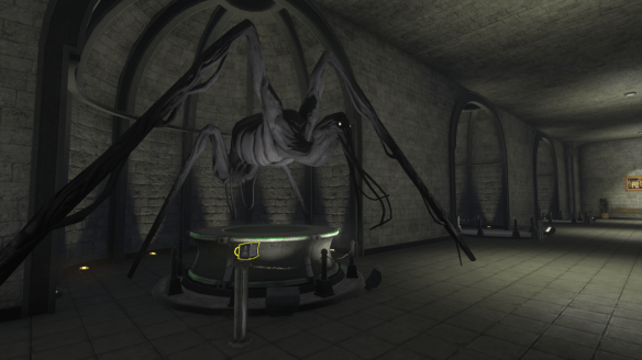 A shade boss on display in The Secret World's Museum of the Occult