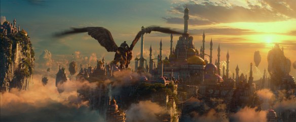 The city of Dalaran in the Warcraft movie