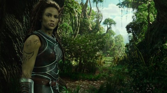 Paula Patton as Garona Halforcen in the Warcraft movie