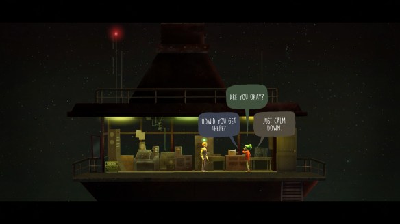 Dialogue options in Oxenfree