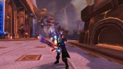 My rogue's Alliance pride outfit in World of Warcraft