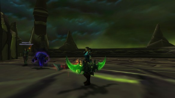 My rogue claims one of the Warglaives of Azzinoth in World of Warcraft