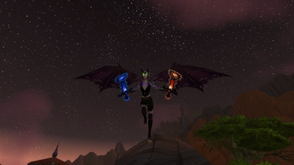 My newborn demon hunter in World of Warcraft