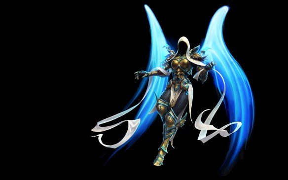 Heroes of the Storm's concept art for Auriel, Archangel of Hope